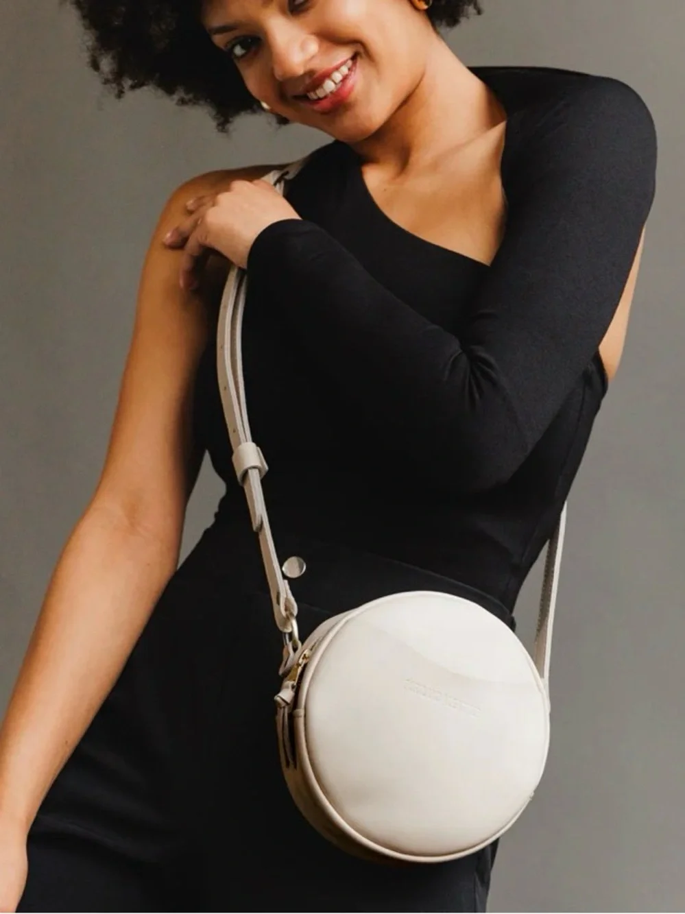 Portland Leather Goods Sm Circle Crossbody HAVA EUC full grain PLG purse bag